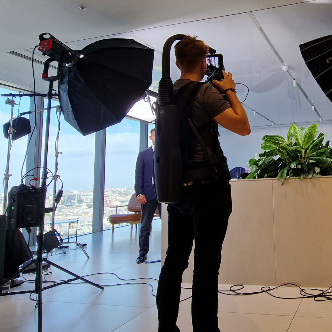 Commercial video agency behind the scenes